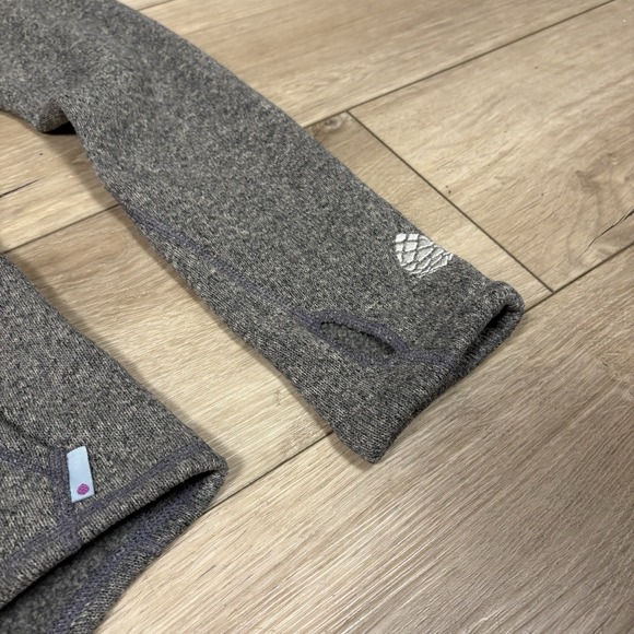 Stio Sweetwater Fleece Womens Small Gray Pullover Hoodie Jackson Hole Zip - Picture 2 of 9